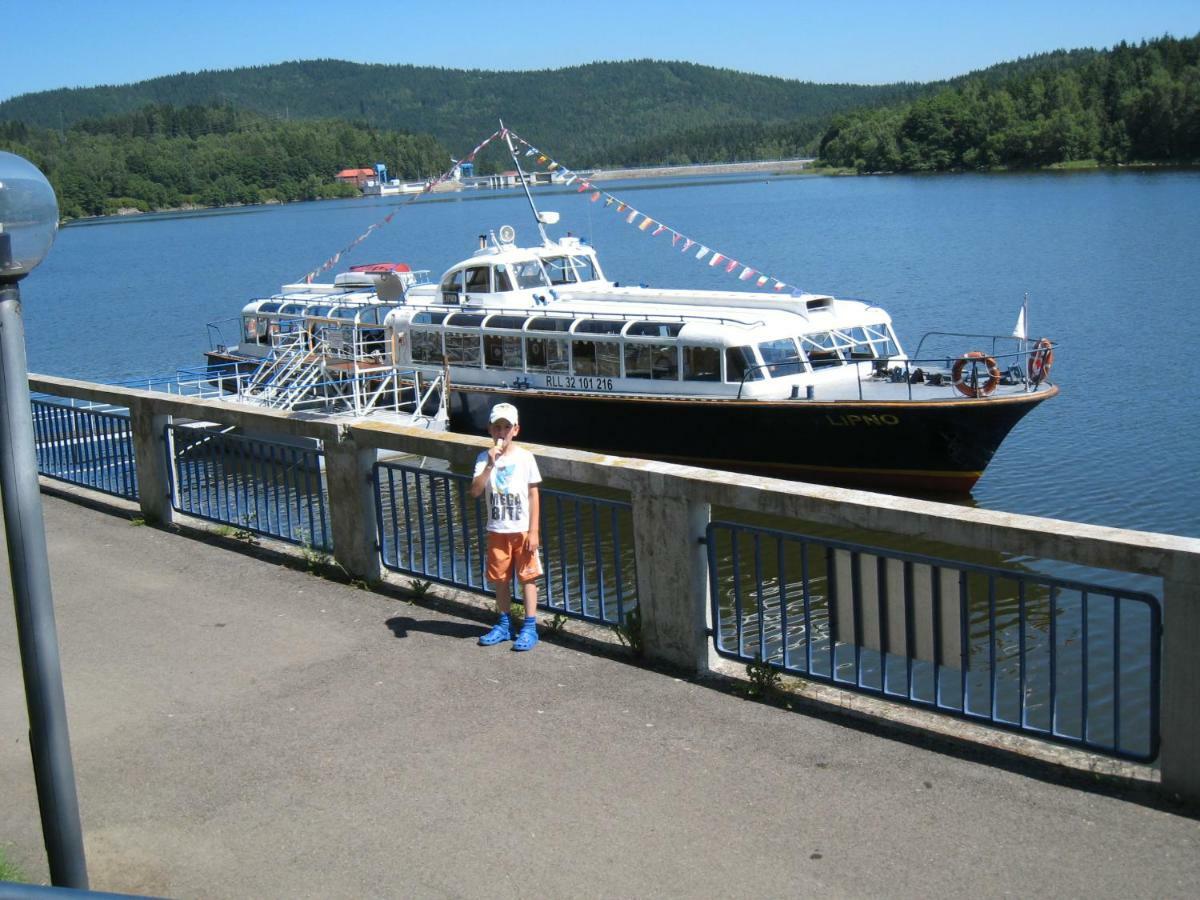 Apartmán Riviera Apartman Lipno nad Vltavou Kültér fotó